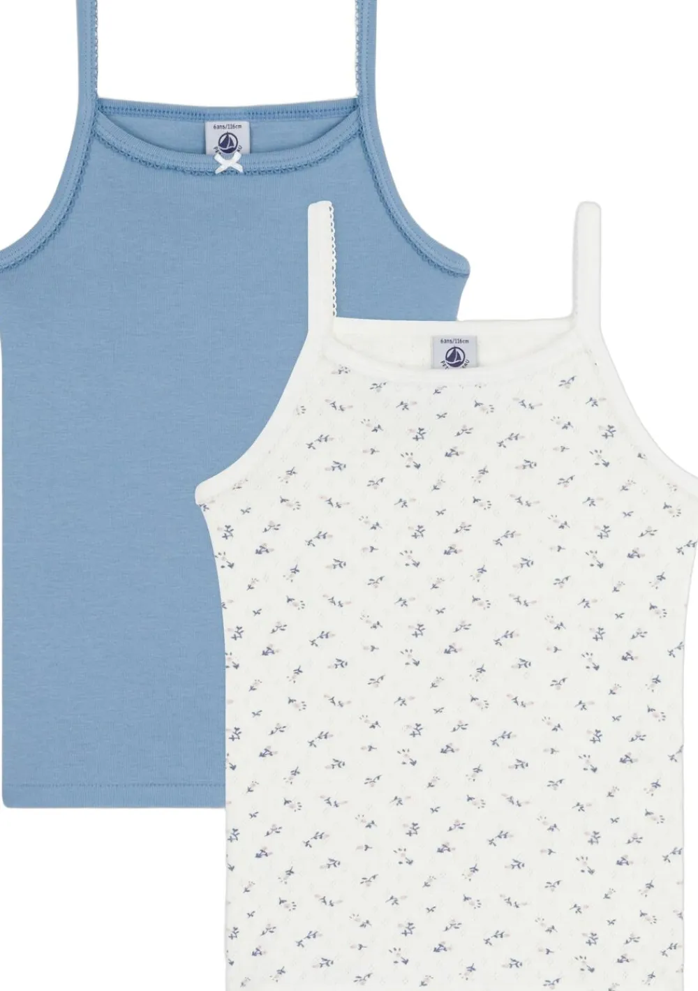 2 CHEMISES BRETELLESvarian2A>Petit Bateau Sale