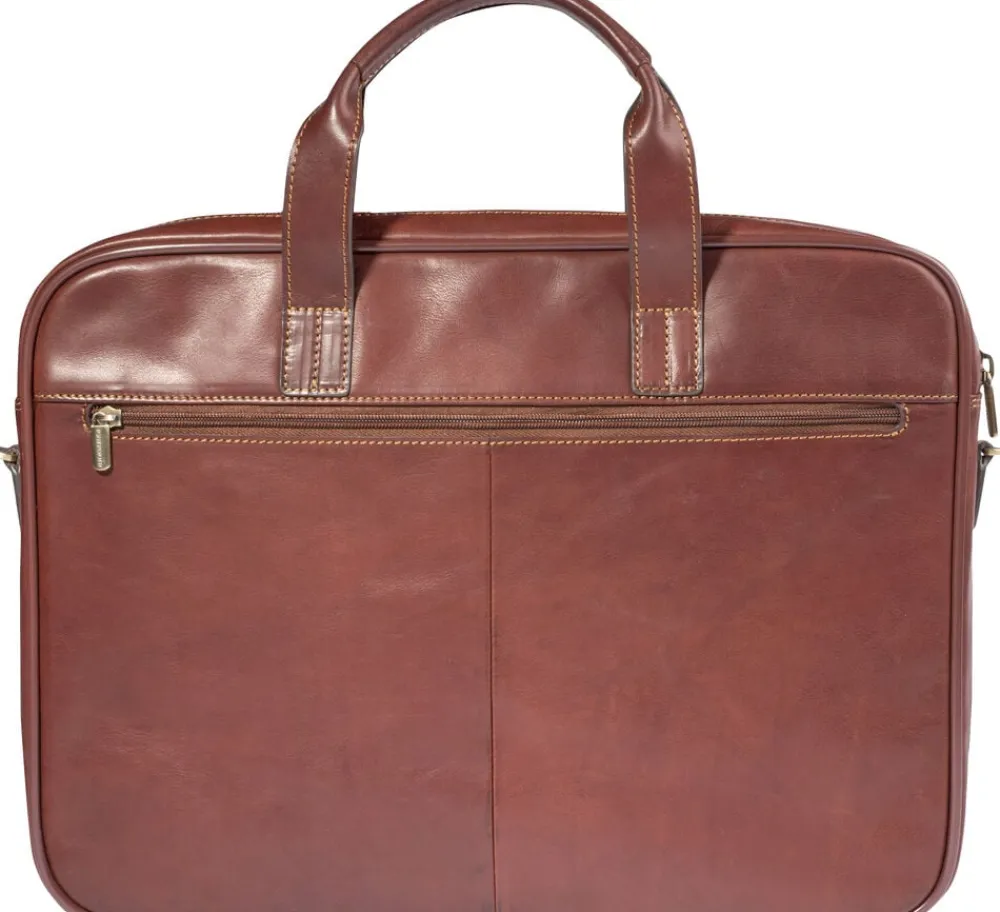 Tony Perotti 1 Compartment Laptop Bag Brun Best