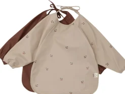 Børn Konges Sløjd 2 PACK DINNER BIB LONG SLEEVE