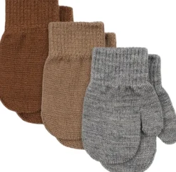 Børn Konges Sløjd 3 PACK FILLA MITTENS