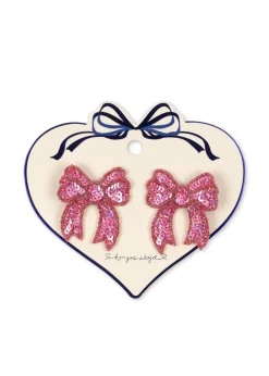 Børn Konges Sløjd 2 PACK SEQUIN BOW HAIR CLIP