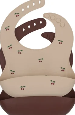 2 PACK SILICONE BIB>Konges Sløjd New