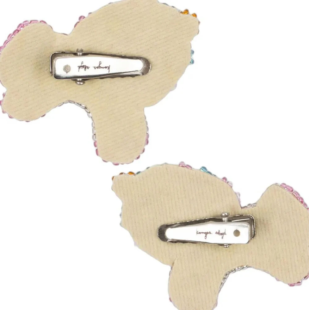 Konges Sløjd 2 PACK UNICORN BEADED HAIR CLIPS P10101 Discount