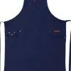 DutchDeluxes 5 Pocket Comfort Fit Apron Dark Blue