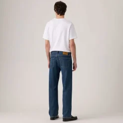 Levi's 555 RELAXED STRAIGHT CHECK THE M&oslash;rkeblå New