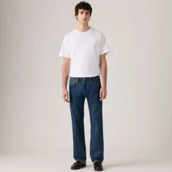 Levi's 555 RELAXED STRAIGHT CHECK THE M&oslash;rkeblå New