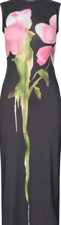 Dame Stine Goya 2244 Stocking Jersey, Elastic Tank Crewneck Dress