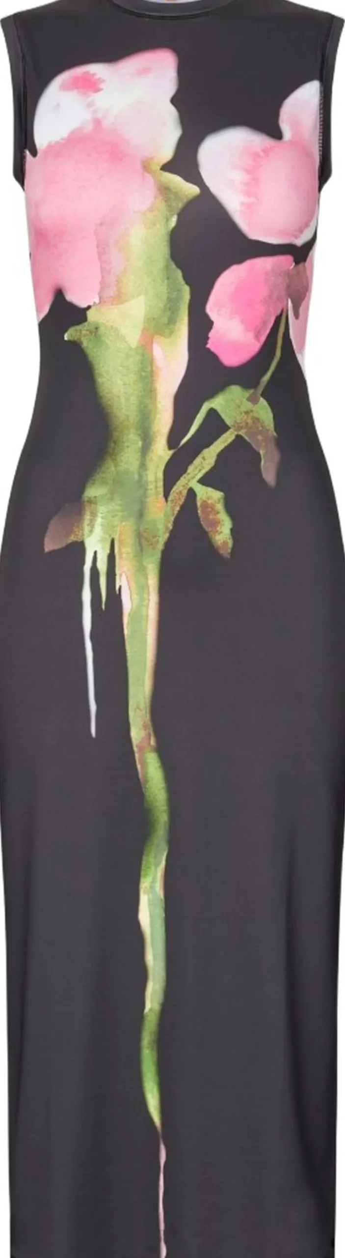 Dame Stine Goya 2244 Stocking Jersey, Elastic Tank Crewneck Dress