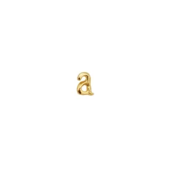 Maanesten A Alphabet Single Earring Gold Hot