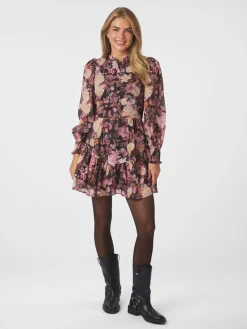 Dame Neo Noir Aberto Big Flower Dress