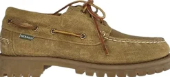 Sebago Acadia Suede Waxed Beige camel Clearance