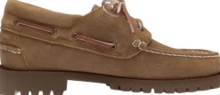 Sebago Acadia Suede Waxed Beige camel Clearance