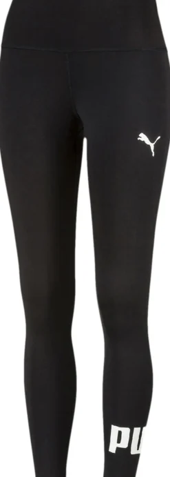 Puma Active Logo Leggings Sort Sale
