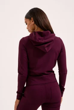 Juicy Couture ACTIVEWEAR ENNIS HOODIE Winestasting Hot