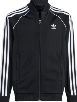 adidas Adicolor SST Full Zip Sweatshirt Sort Online