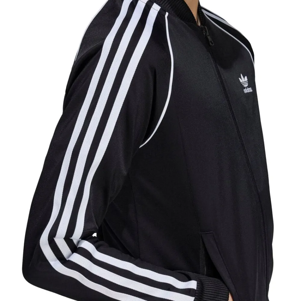 adidas Adicolor SST Full Zip Sweatshirt Sort Online