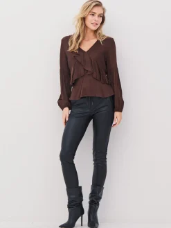 NÜ Denmark Adina Blouse Cappuccino New