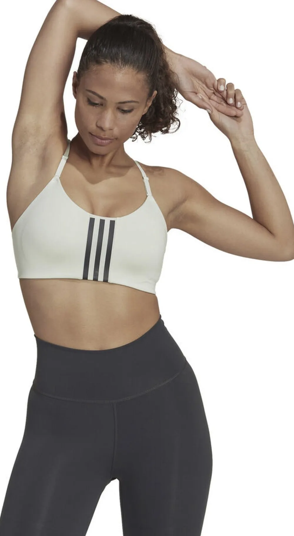 adidas Aeroimpact Training Light-Support sports bh Hvid