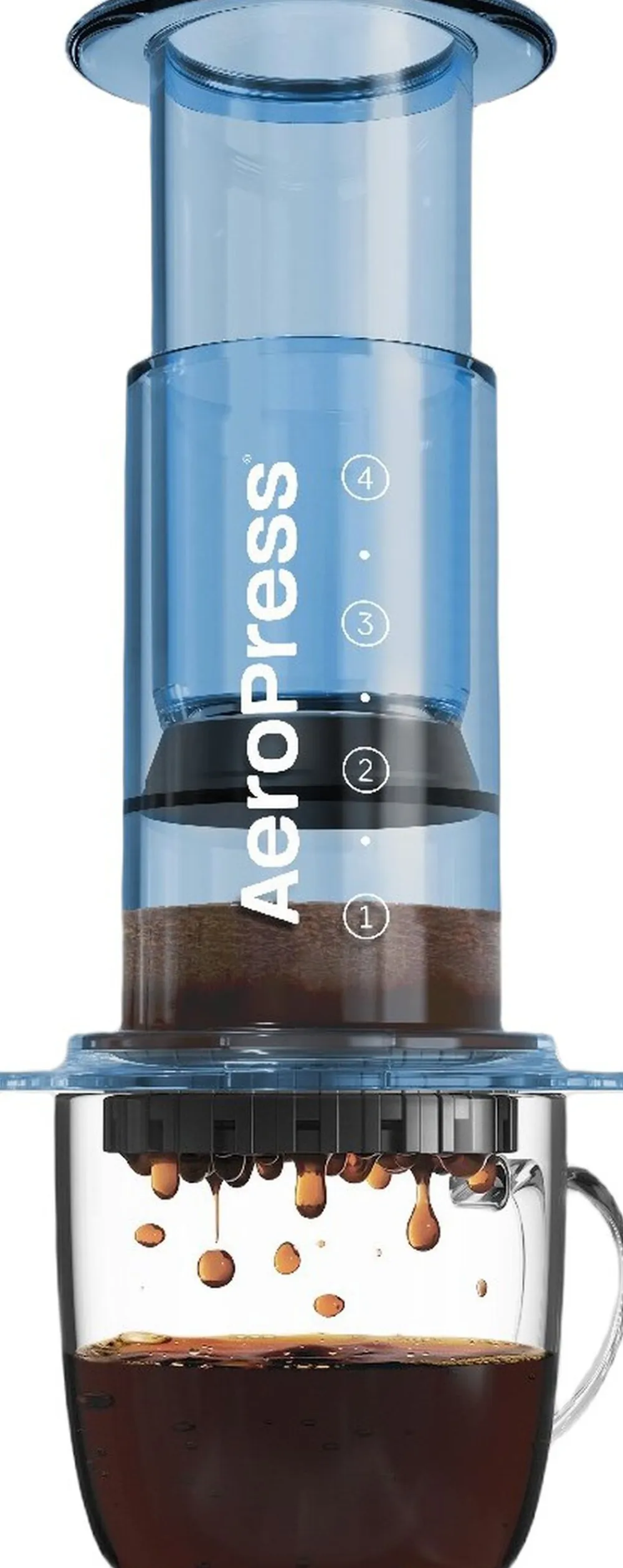 Aeropress Clear Colors Blue Coffee Press Discount
