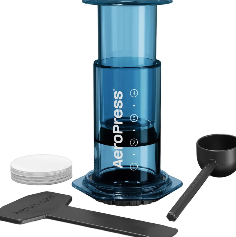 Aeropress Clear Colors Blue Coffee Press Discount
