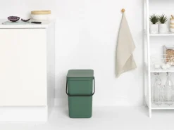 Affaldsspand m/låg sort. kon 25 ltr.>Brabantia Online