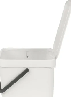 Brabantia Affaldsspand m/låg sort. kon. 6 ltr