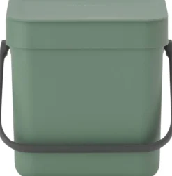 Brabantia Affaldsspand m/låg sort. kon. 3 ltr New