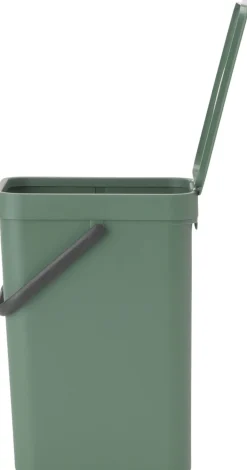 Affaldsspand m/låg sort.kon. 12 ltr><noscript><img width=