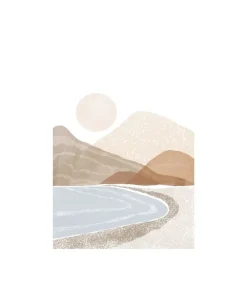 Poster & Frame Affordable Art Prints x Melloi Art Prints - Beach Sunset Art