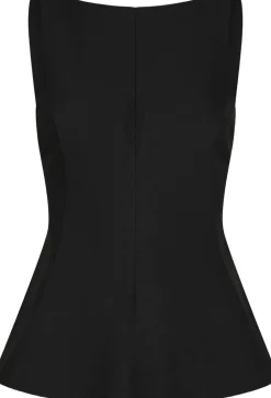 Neo Noir Agape Structure Tie Top Black Hot