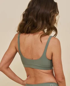 Cartel Copenhagen Agung sporty bikini top Army New