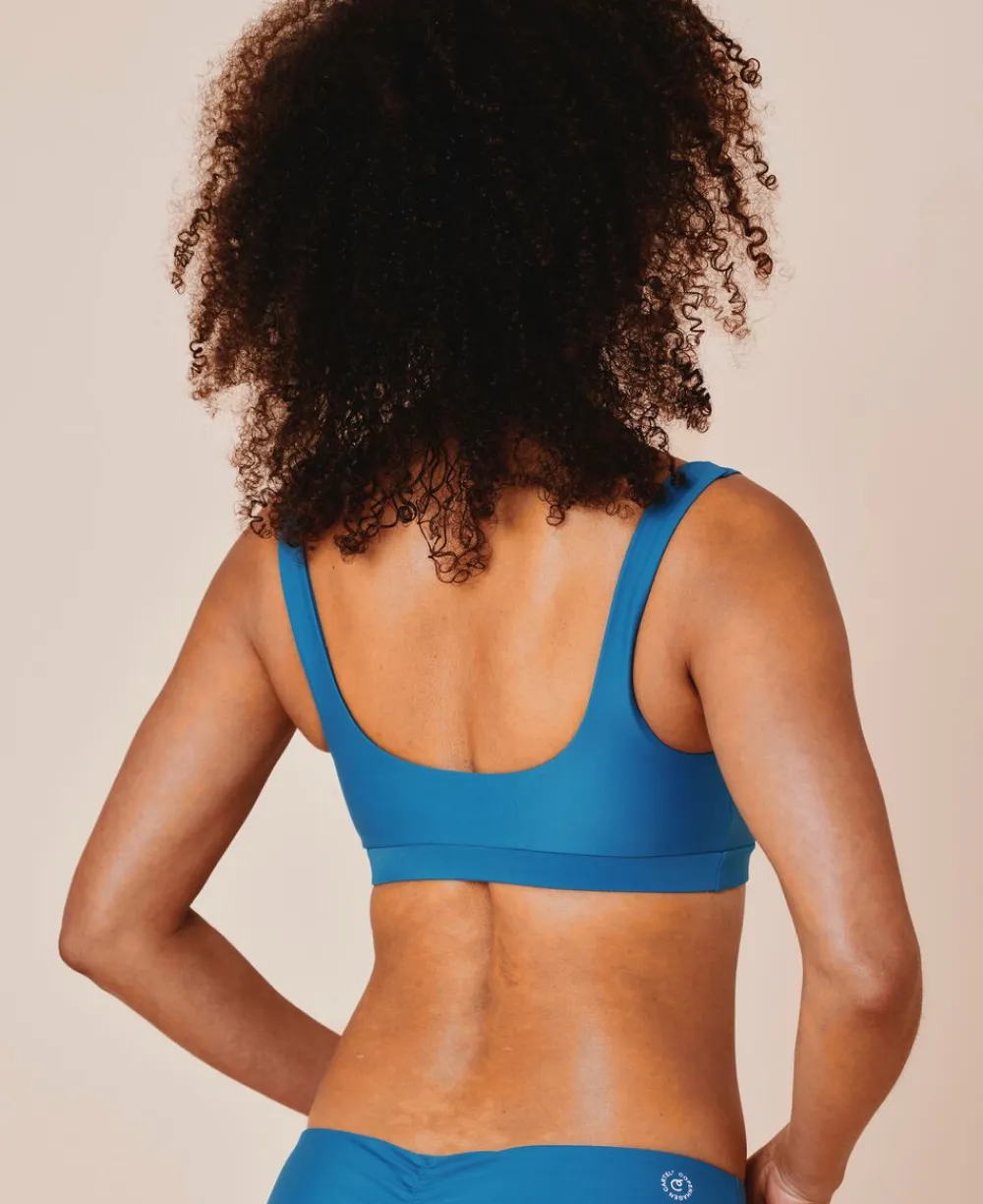 Cartel Copenhagen Agung sporty bikini top - Teal Hot