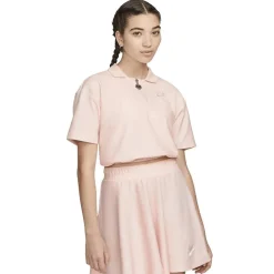 Nike air women's pique polo Atmosphere/white Hot