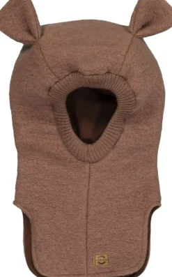 Mikk-Line Airwool Balaclava w Ears Burlwood Hot