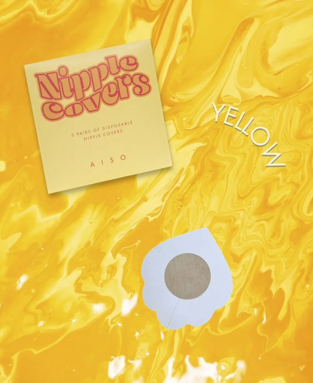 AISO Nipple Covers Yellow Cino Sale
