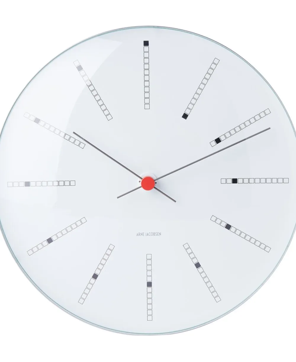 AJ bankers væg-ur 29 cm.>Arne Jacobsen Clocks Outlet