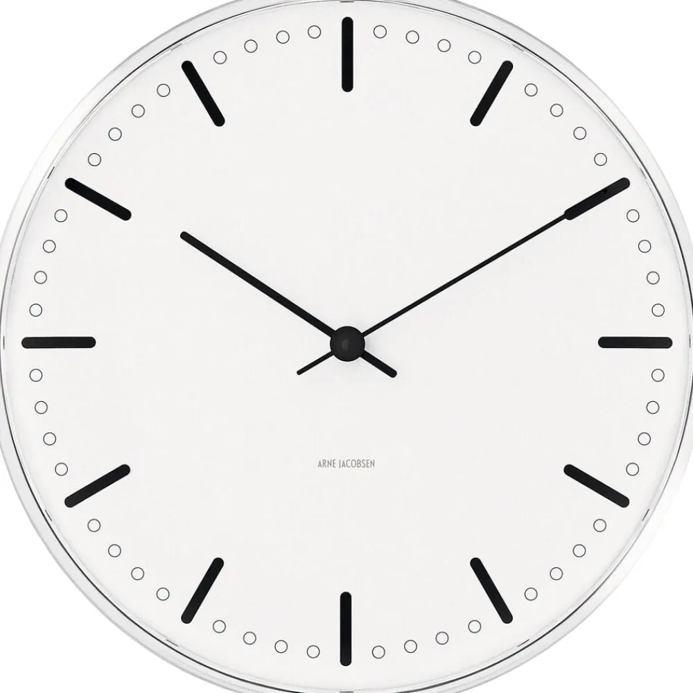 Arne Jacobsen Clocks AJ city hall væg-ur 29 cm.
