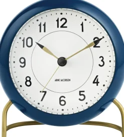 Arne Jacobsen Clocks AJ Station watch Navy Blue Ø11 cm New