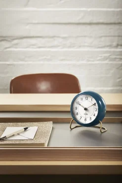 Arne Jacobsen Clocks AJ Station watch Navy Blue Ø11 cm New