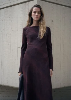 A-line animal-print dress>MANGO Clearance