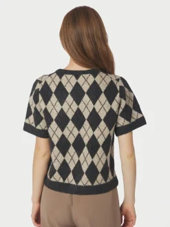 Allestar Check Knit Cardigan>Neo Noir Discount