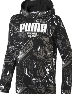 Alpha AOP Fleece Hoodie>Puma New