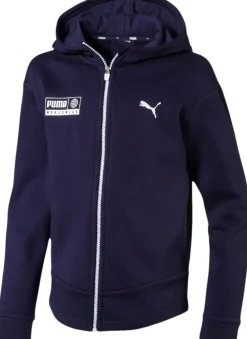 Puma Alpha Graphic Sweat Jacket Blå Online