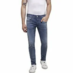 Replay Anbass Hyperflex jeans Lys blå New