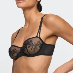 Marie Jo Annaelle balconette bh med lodret søm Sort