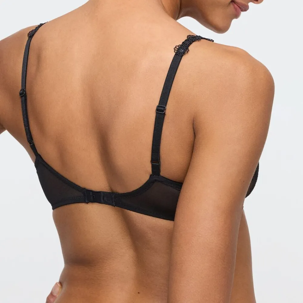 Marie Jo Annaelle balconette bh med lodret søm Sort