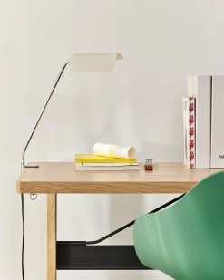 Hay Apex Desk Clip Lamp-Oyster white
