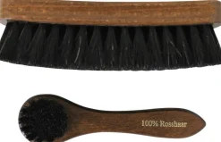 Nøgle & Hælebar Application and Shine Brush set Brun Sale