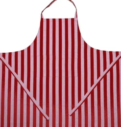 Magasin du Nord Collection Apron 105x100 cm Birk - Stripe dark red Sale