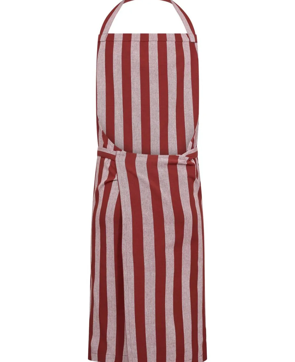 Magasin du Nord Collection Apron 105x100 cm Birk - Stripe dark red Sale